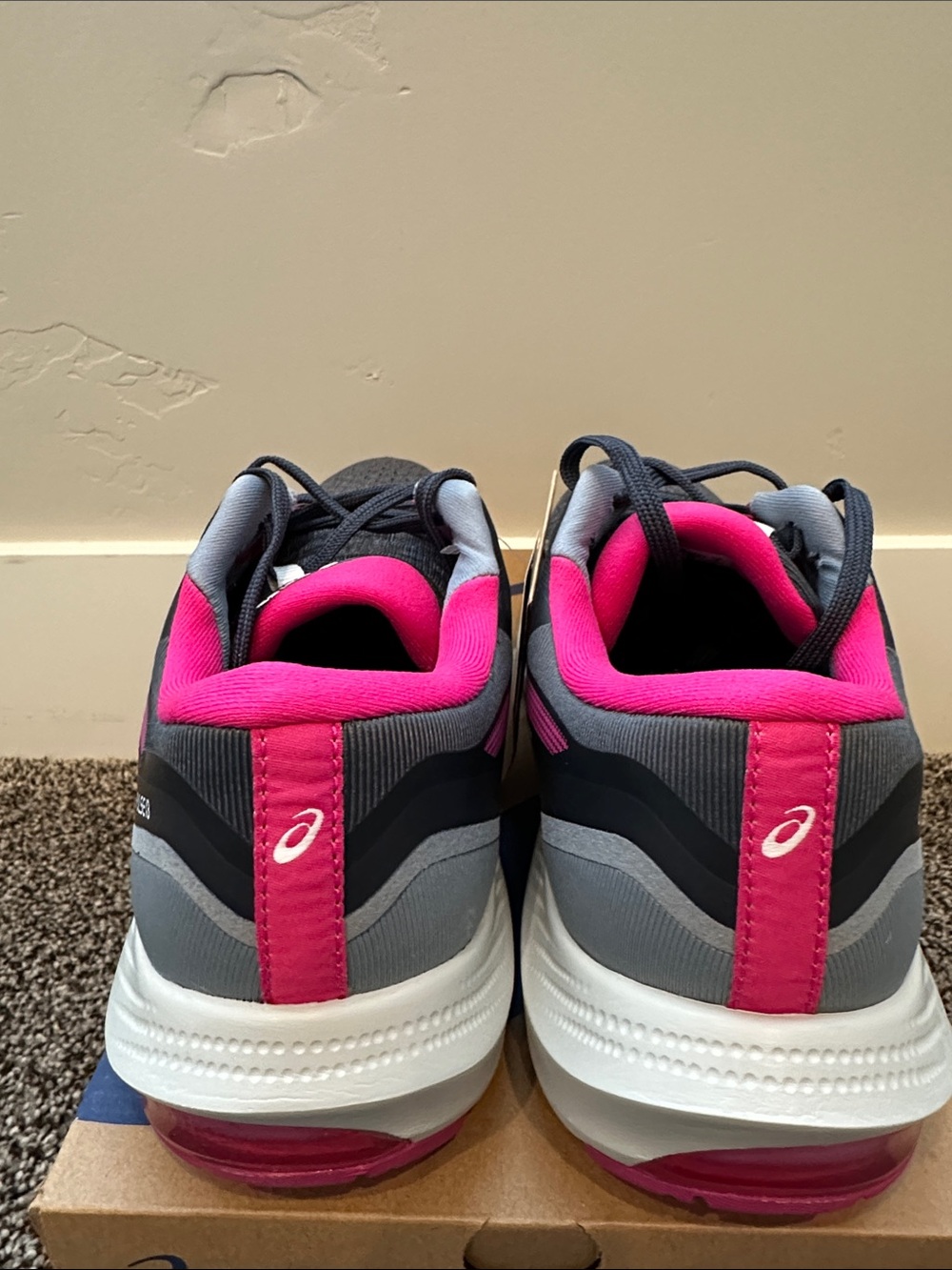 Women's ASICS Gel-Pulse 13 Running Shoes, Carrier Grey/White - Picture 3 of 8